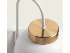 Lámpara de Pared Metal Geri Blanco