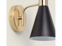 Lámpara de Pared Metal Jigger Negro