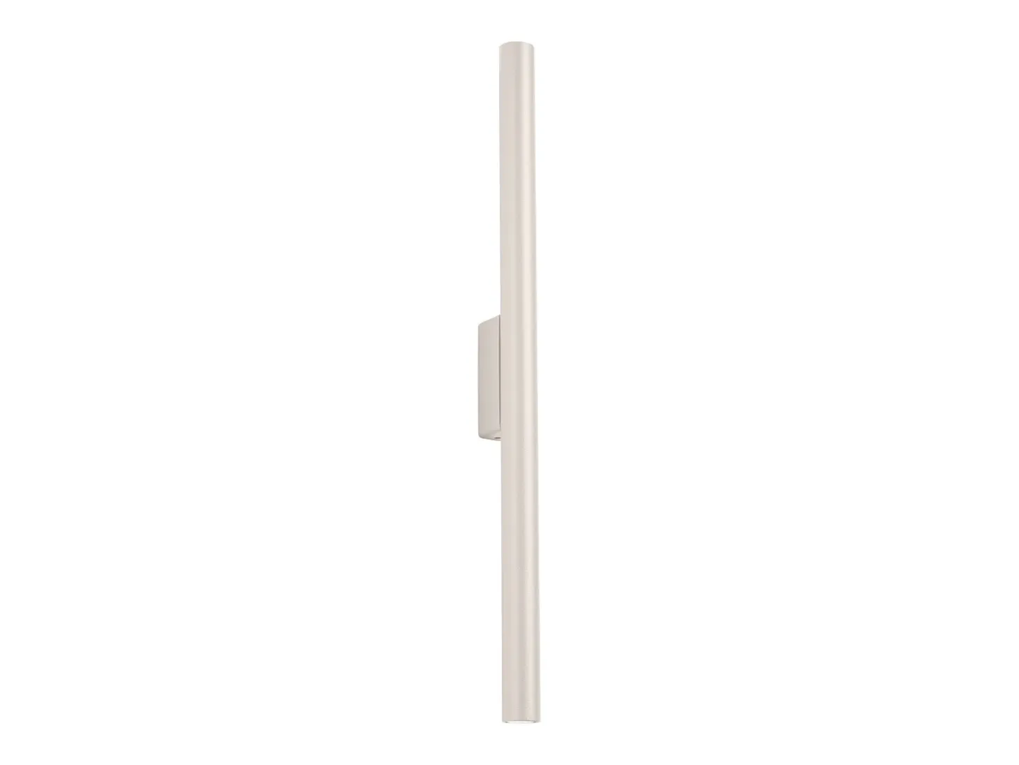 Lámpara De Pared Pastelo Moderno De Acero - 2 Fuentes Luminosas - L.2,5 X A.50 Cm - Beige