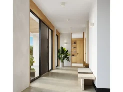 Lámpara de pared Quad industrial de concreto - 1 fuentes luminosas - L.10 x A.10 cm - beige