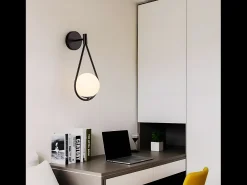 Lámpara De Pared Toolight G093-1W Black White