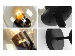 Lámpara De Pared Toolight App750-1W Black