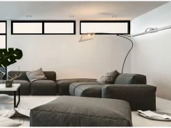 Lámpara De Pared Toolight Led App367-1W 106Cm Chrome