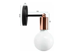 Lámpara De Pared Toolight 392205 Black
