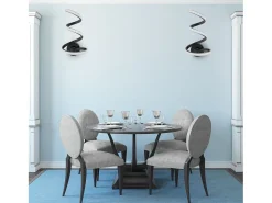 Lámpara De Pared Toolight Led App829-W Spring Up Black