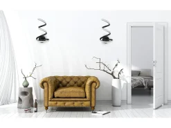 Lámpara De Pared Toolight Led App829-W Spring Up Black