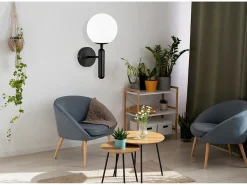 Lámpara De Pared Toolight G097-1W Black White