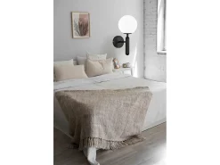 Lámpara De Pared Toolight G097-1W Black White