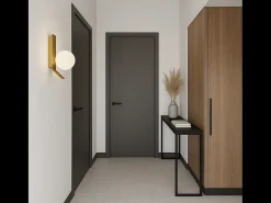 Lámpara De Pared Toolight APP1758-1W White/Gold