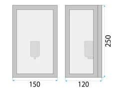 Lámpara De Pared Toolight App1304-1W Black