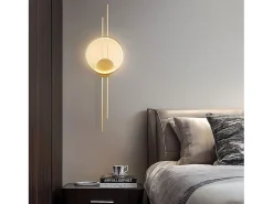 Lámpara De Pared Toolight App1781-W Led Brush Gold