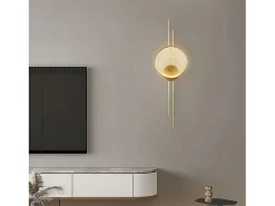 Lámpara De Pared Toolight App1781-W Led Brush Gold