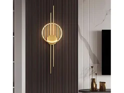 Lámpara De Pared Toolight App1781-W Led Brush Gold