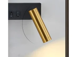 Lámpara De Pared Toolight App1439-W Right Black Gold