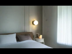 Lámpara De Pared Toolight App1756-1W Brush Gold White
