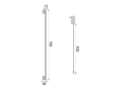 Lámpara De Pared Toolight LHJ063-W Black