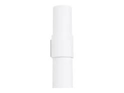 Lámpara de pared Torow minimalista de acero - 2 fuentes luminosas 4000K - L.10 x A.37 cm - blanco