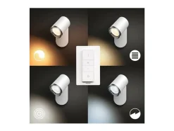 Lámpara de Pared White Ambiance GU10 Hue Adore Blanco