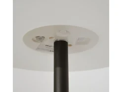 Lámpara de pie Biana Lumit portátil LED RGB con USB + mando blanco Ø34x150 cm
