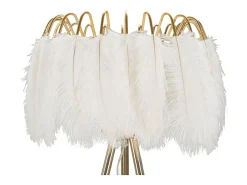 Lámpara de pie con soporte de plumas, Ø46 x 147 cm
