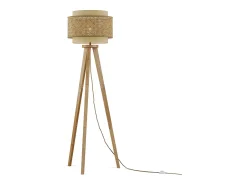 Lámpara de pie crema 45x45x142 morten