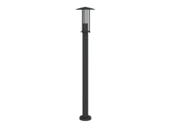 Lámpara de pie de exterior 100 cm acero inoxidable negro 02_0042503
