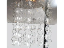 Lámpara de pie de interior de 1 llama E27, lámpara de pie de cristal gris ahumado grande para sofá de oficina