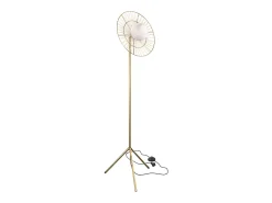 Lámpara de pie de metal dorado 156 cm - Bandia