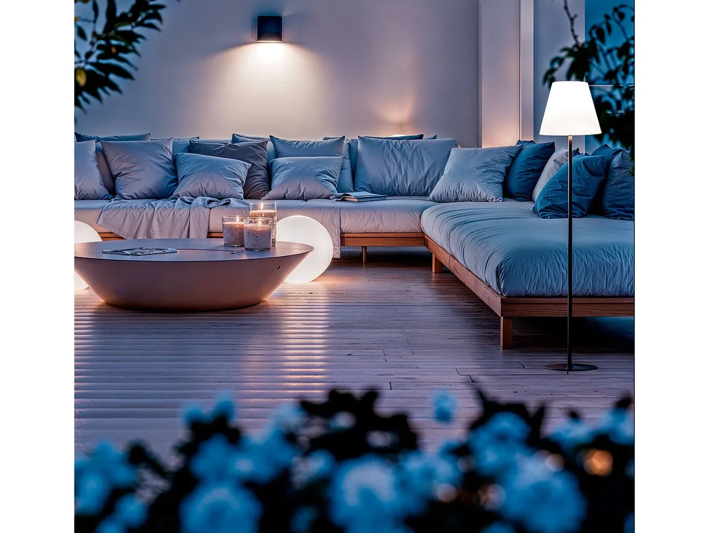 Lámpara de Pie Exterior de Metal LED Solar Larso 3000K Blanco Cálido