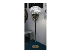 Lámpara de pie Feathers Slim gris Ø43x170 cm