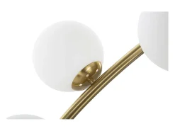 Lámpara de pie Glamy Arc de 6 luces, 130 x 45 x 220-246 cm