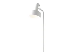 Lámpara de pie Leana Lumit 60W metal blanco Ø19x136 cm