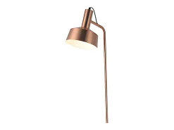 Lámpara de pie Leana Lumit 60W metal cobre Ø19x136 cm