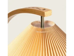 Lámpara de Pie Madera Luanda Naranja