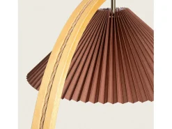 Lámpara de Pie Madera Luanda Marrón oscuro