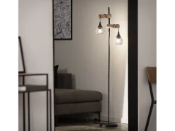 Lámpara de Pie Monah WiFi con Regulador Negro