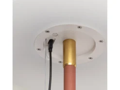 Lámpara de Pie Solar Exterior LED 2.6W Aldana Terracota
