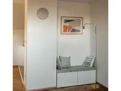 Lámpara de pie Space Lumit 60W latón dorado 150x20x400 cm