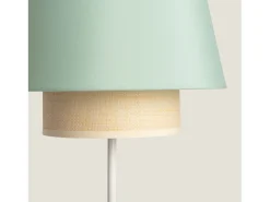 Lámpara de Pie Tela Chulu Verde