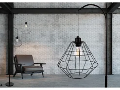 Lámpara De Pie Toolight App538-1F Black
