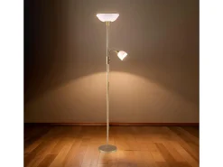 Lámpara de pie Torino Bel Air 80W + brazo orientable oro Ø25x179 cm