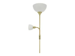 Lámpara de pie Torino Bel Air 80W + brazo orientable oro Ø25x179 cm