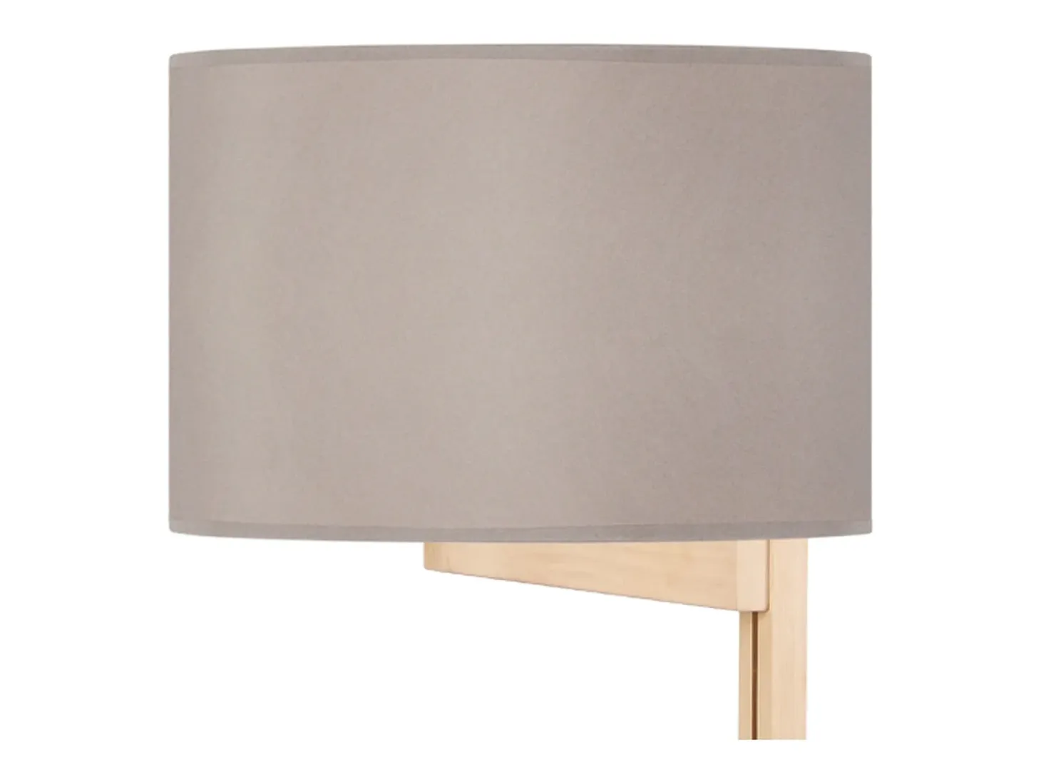 Lámpara de Pie TOSEL ,madera,natural,A168xD 45xP45cm