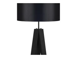 Lámpara de Pie TOSEL ,madera ,Negro ,A161xD45xP45cm