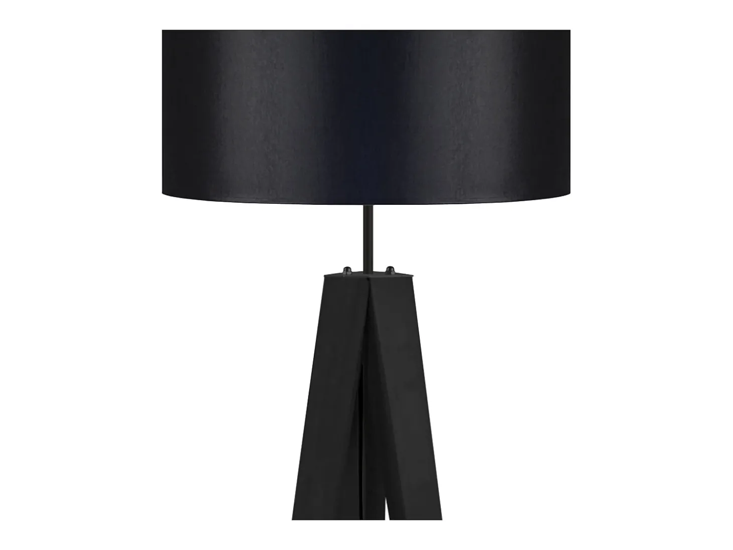 Lámpara de Pie TOSEL ,madera ,Negro ,A161xD45xP45cm