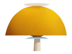 Lámpara de Pie TOSEL ,madera,AMARILLO,A165xD40xP40cm