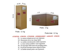 Lámpara de Pie TOSEL ,madera,AMARILLO,A165xD40xP40cm