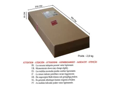 Lámpara de Pie TOSEL ,metal,Azul ,A165xD30xP30cm