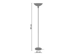 Lámpara de Pie TOSEL ,metal,violeta ,A165xD30xP30cm