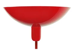 Lámpara de Pie TOSEL ,metal,Rojo,A 181xD 30x P 30cm